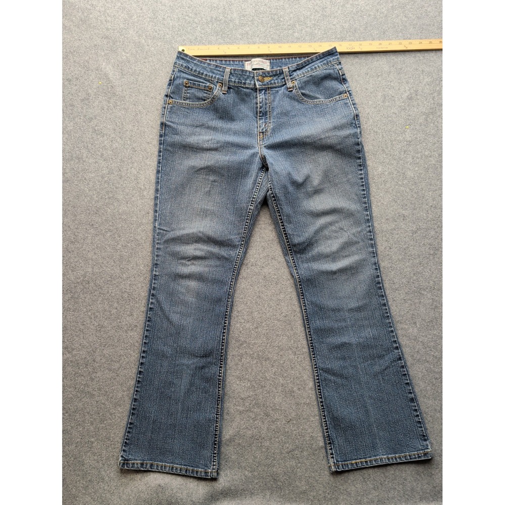 Signature by Levi Strauss & Co. Jeans Low Rise Bootcut Women's Size 10 Blue